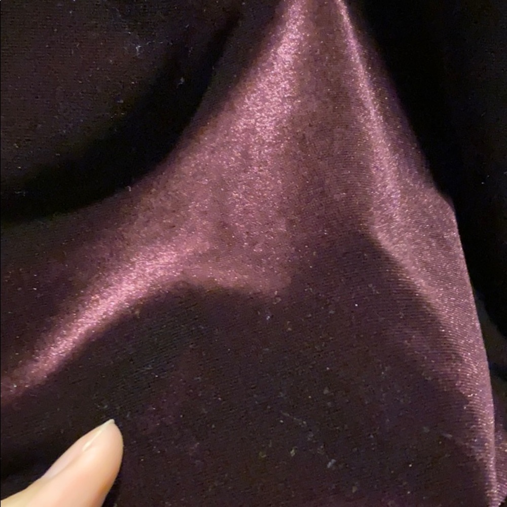 Plum Velvet Dress - Picture 6 of 12